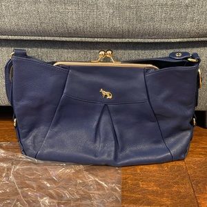 Emma Fox Framed Leather Hobo